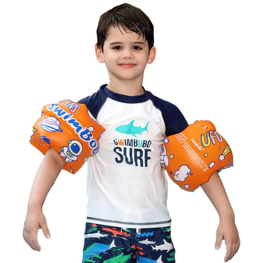 CONHENCI Arm Floaties Inflatable Swim Floating Rings,Floaties for Pool,Swim Arm Bands Floater Sleeves,for Children and Adults