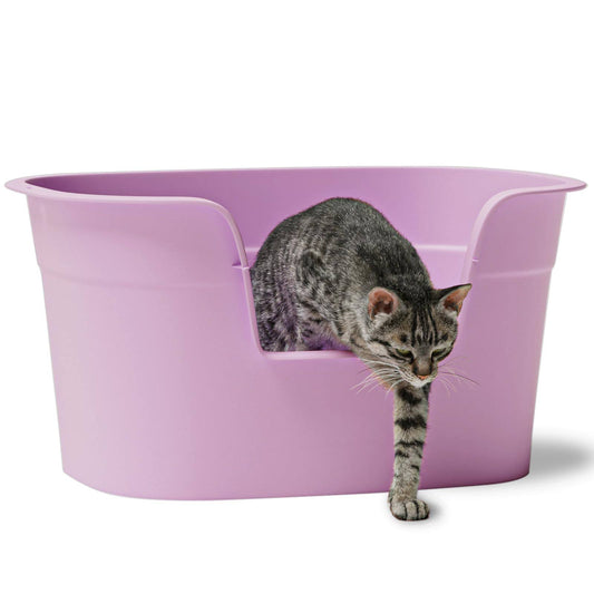 Large Cat Litter Box with High Sides Cat Litter Box