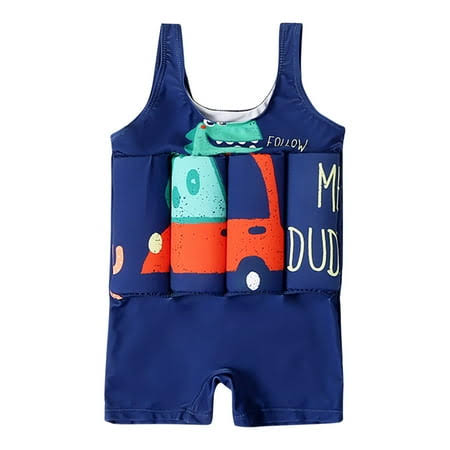 Ibtom Castle Kid Toddler Boys Girls Floatation Swimsuit with Adjustable Buoyancy Baby Float Suit Swim Vest Swimwear Bathing Suit