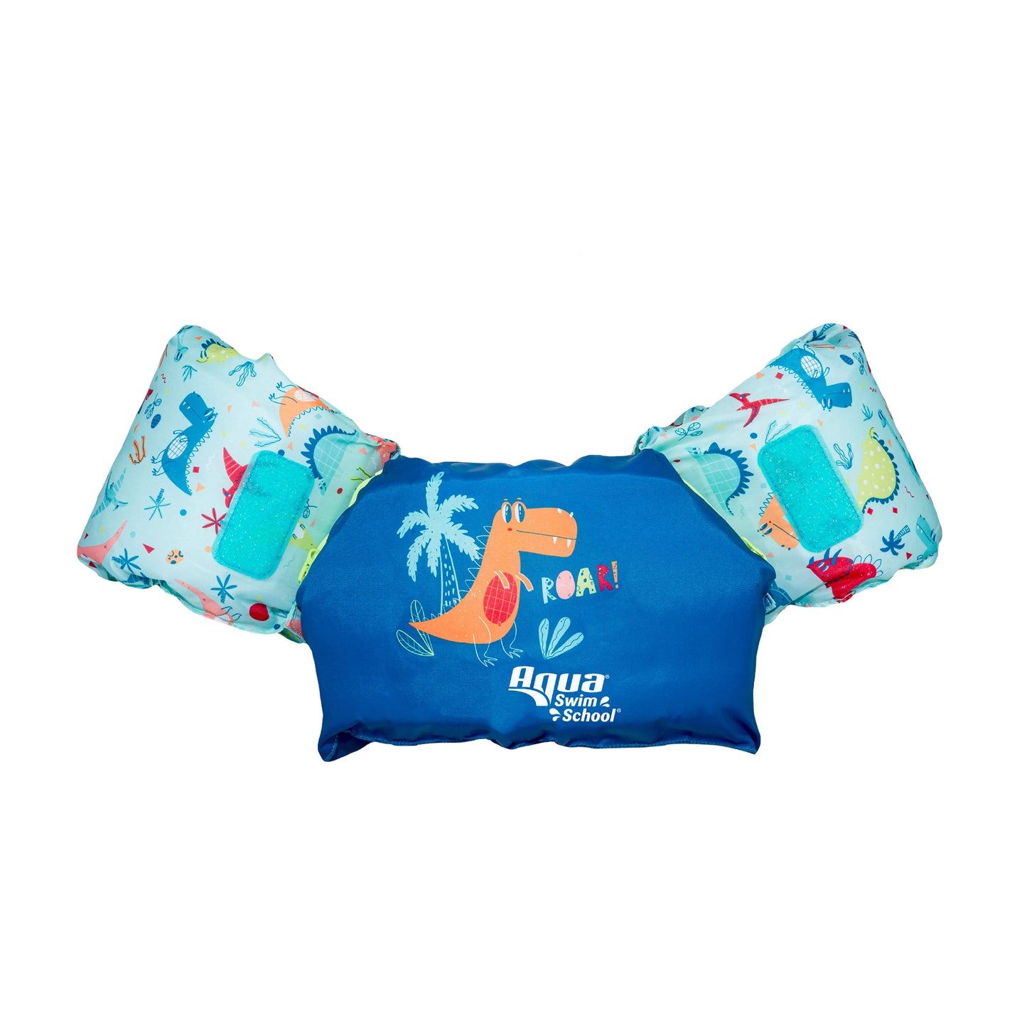 Swimschool 2 In 1 Ultra-Fit Tot Swimmer Blue 4-6 Years Max 50lbs Shark Float