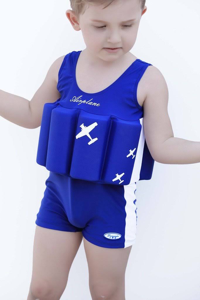 ELUCKFACE Baby Kids Floatation Suit Float One-Piece Swimwear Buoyancy for Girls Boys 1-8Years